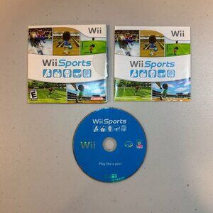 Wii Sports‎ For Nintendo Wii Console Untested Complete Sleeve Game Disc Manual